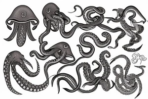 Shoulder Octopus tattoo idea