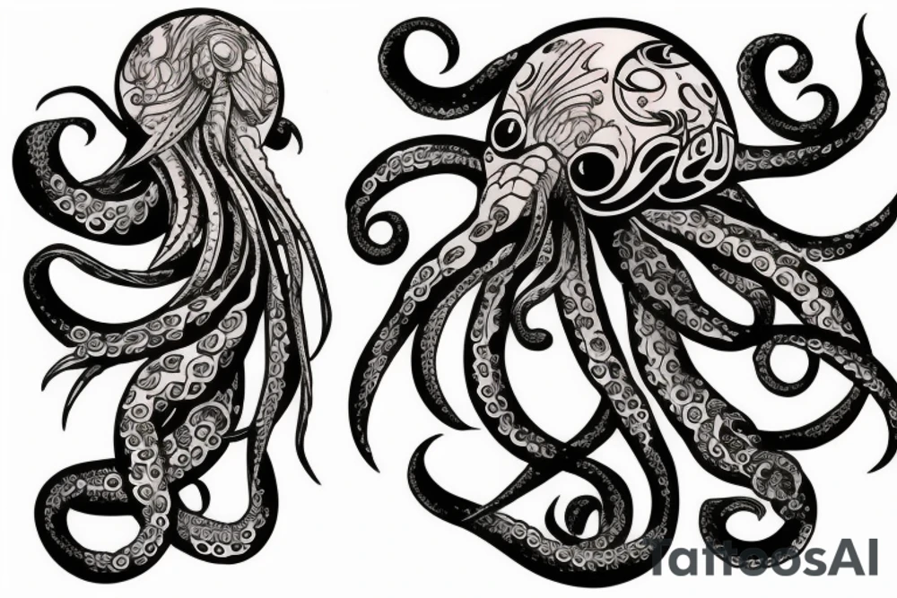 Shoulder Octopus tattoo idea