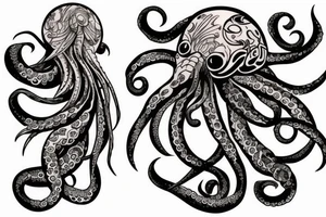 Shoulder Octopus tattoo idea