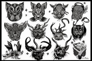 born an animal become a god tattoo idea