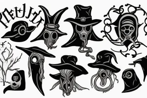 plague doctor tattoo idea
