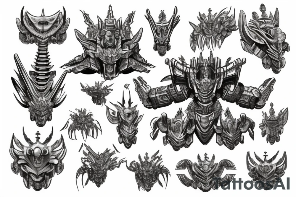 unicron tattoo idea