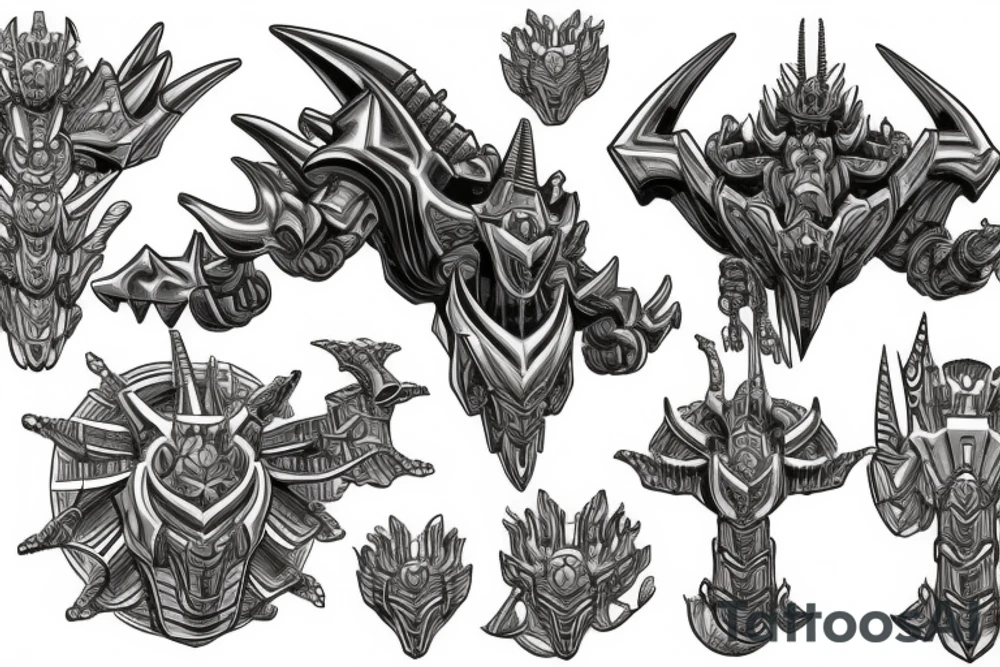 unicron tattoo idea