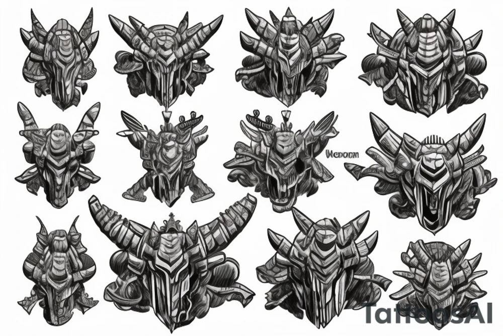 unicron tattoo idea