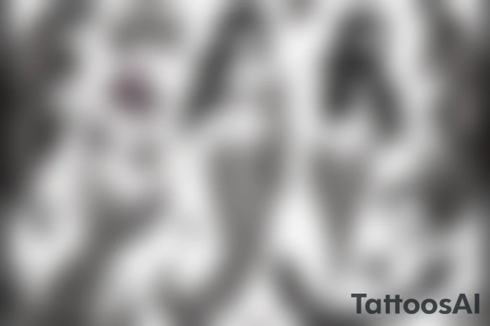 I’d like a tattoo focused on a mermaid who’s being held together by stitches. Whose body isn’t holding up but her mind is trying to stay modern. tattoo idea