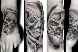 Arthritis , mental disorders tattoo idea