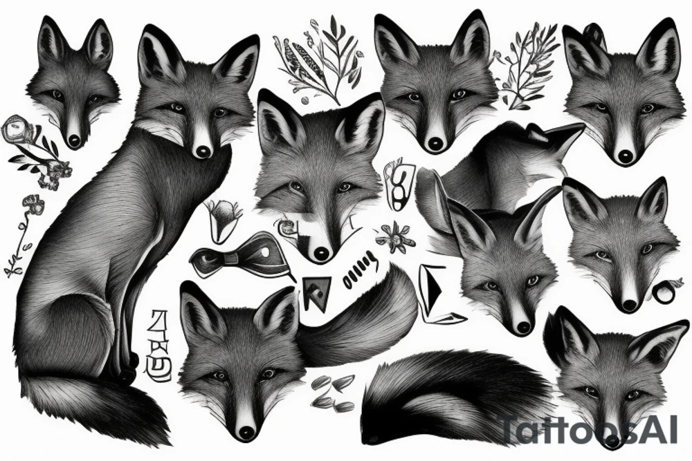 Arthritis, fox tattoo idea