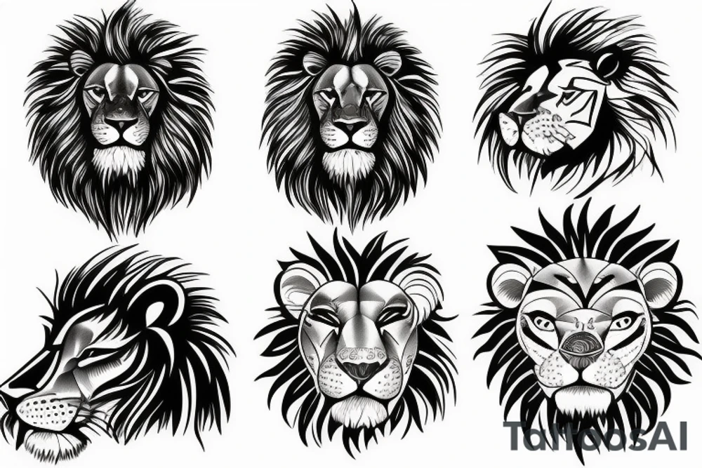 lion tattoo idea