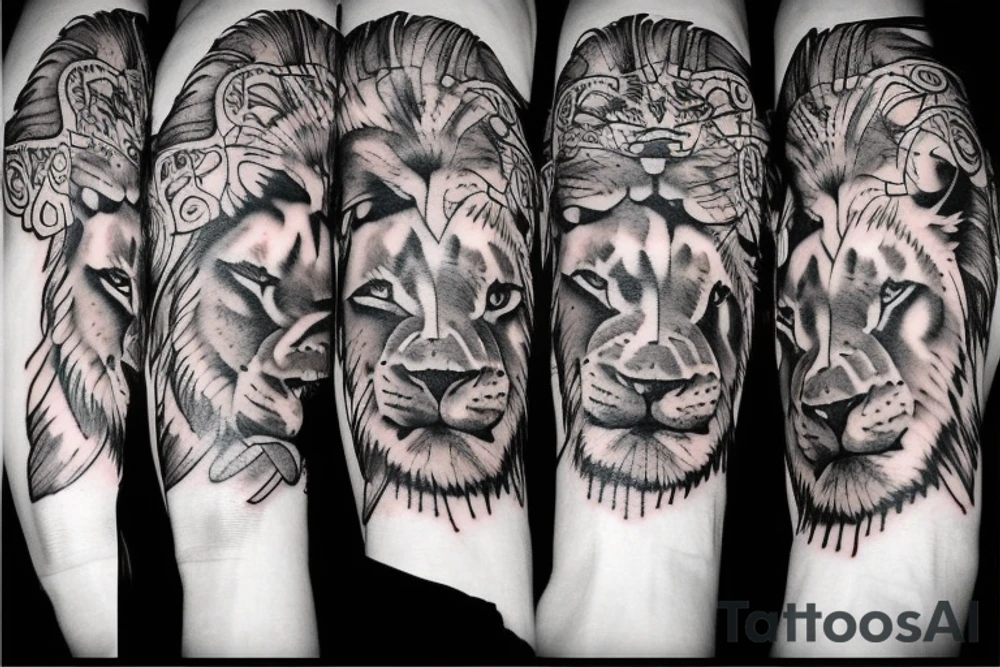 lion tattoo idea