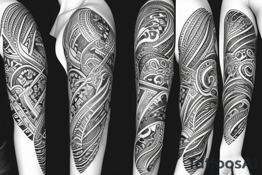 tribal dragon tattoo wrap around arm for females tattoo idea