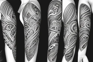 tribal dragon tattoo wrap around arm for females tattoo idea