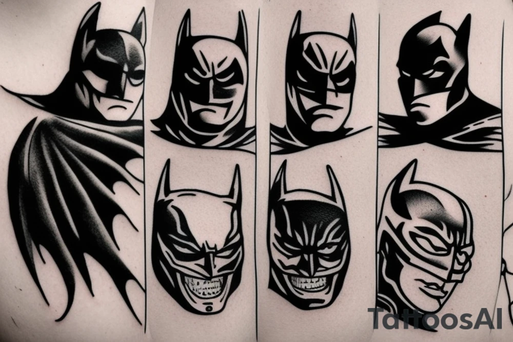 dark knight logo tattoo idea