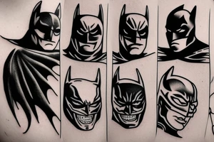 dark knight logo tattoo idea