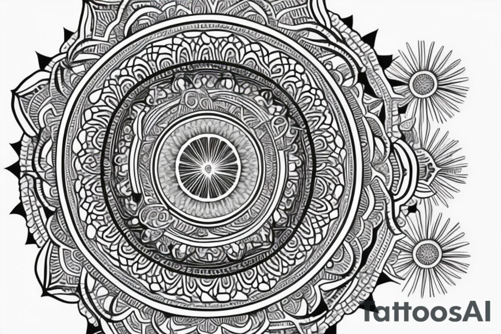 Mandala tattoo idea