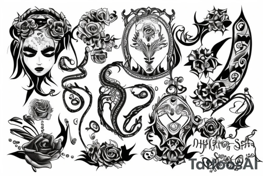 Stitching soul tattoo idea