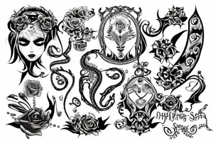 Stitching soul tattoo idea