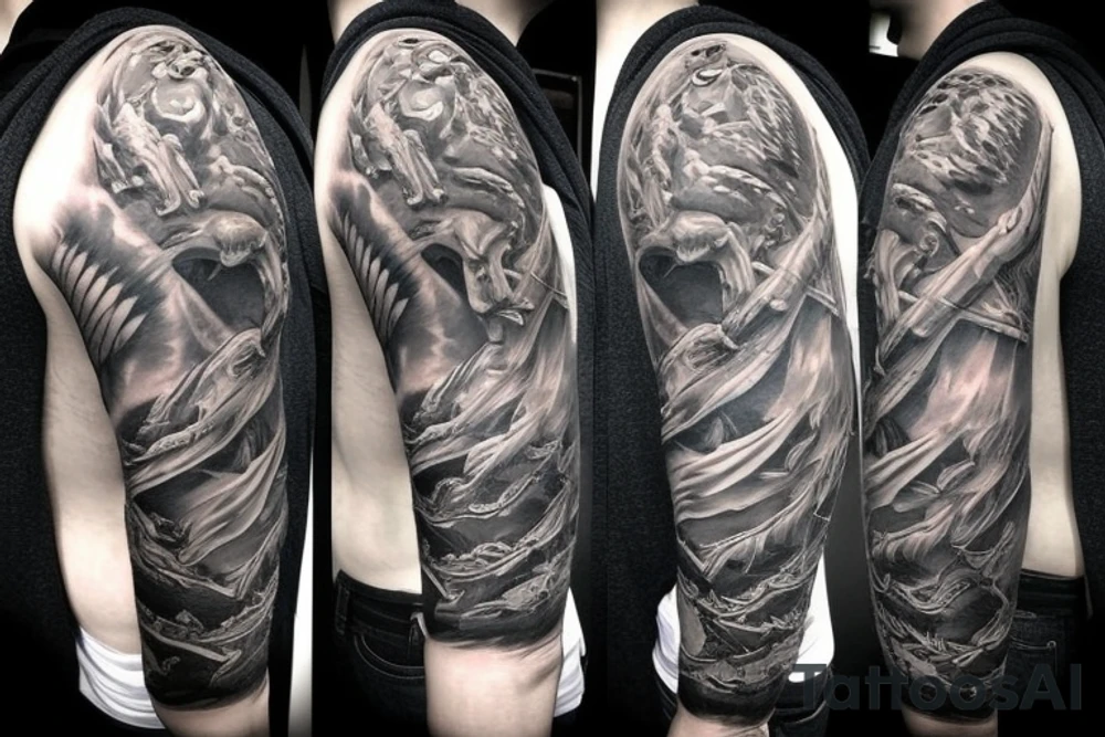 Great beast of mythology tattoo idea