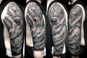 Great beast of mythology tattoo idea