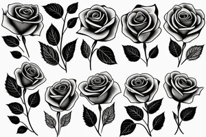 Beautiful single rose tattoo tattoo idea