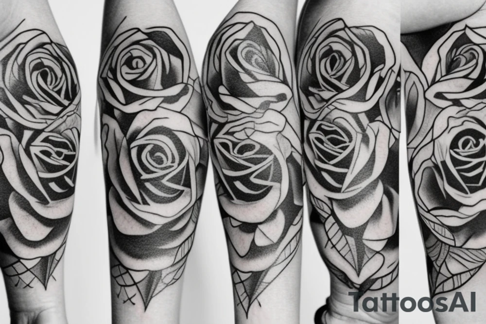 Beautiful single rose tattoo tattoo idea