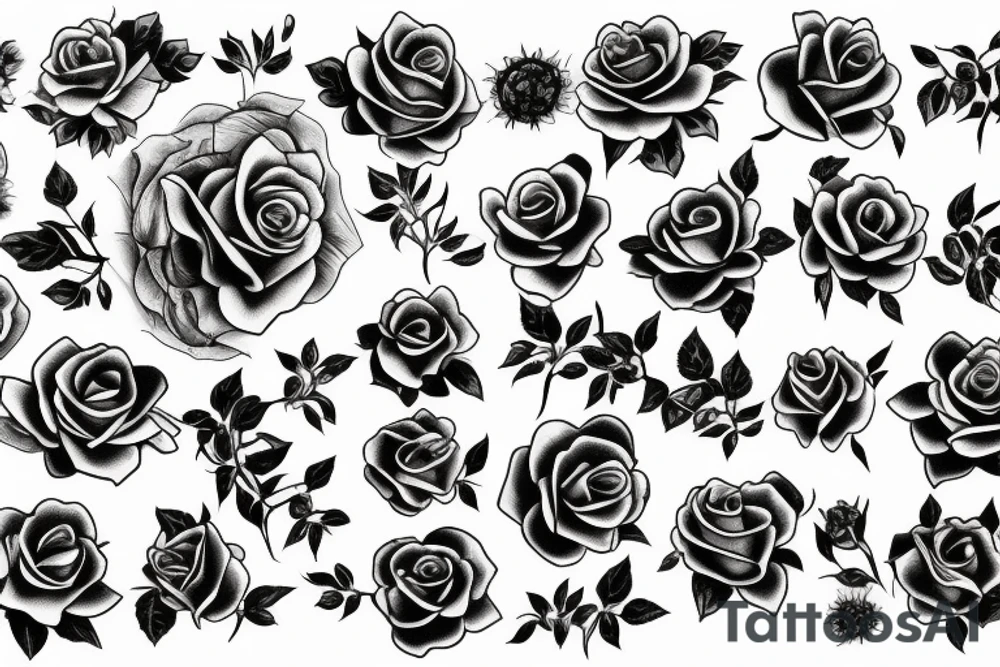 Beautiful single rose tattoo tattoo idea