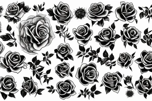 Beautiful single rose tattoo tattoo idea