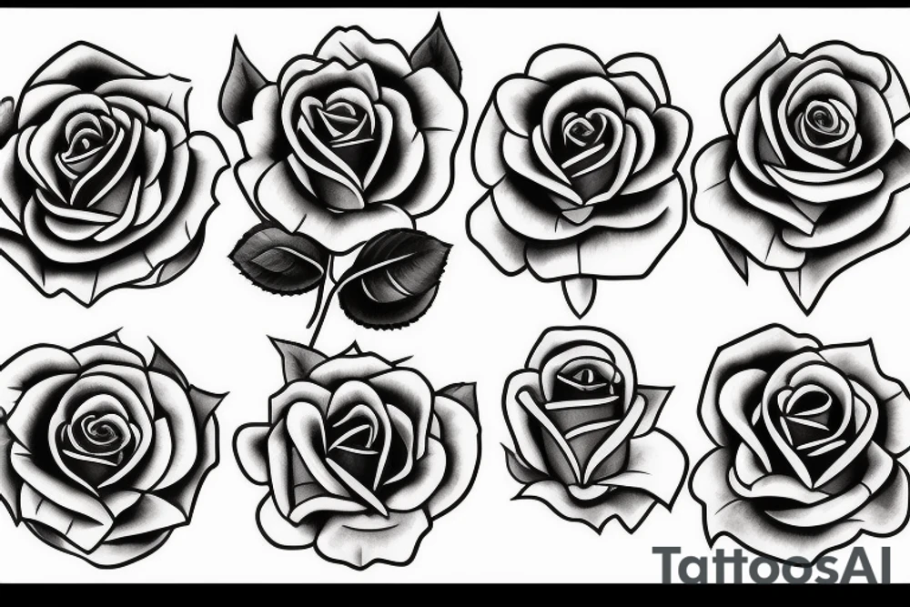 Beautiful single rose tattoo tattoo idea