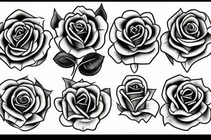 Beautiful single rose tattoo tattoo idea
