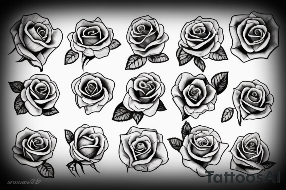 Beautiful single rose tattoo tattoo idea