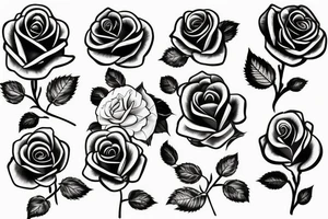 Beautiful single rose tattoo tattoo idea