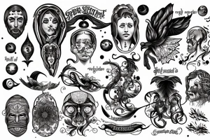 the spiritual component of a person which is described in space tattoo idea