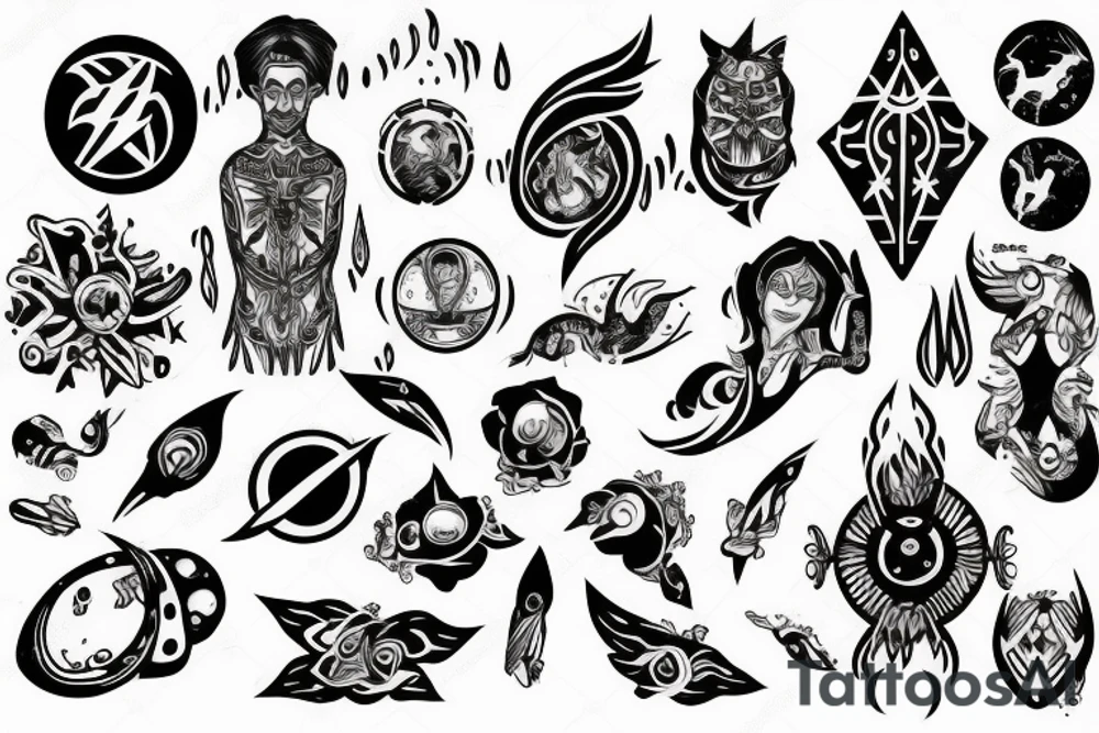 the spiritual component of a person which is described in space tattoo idea