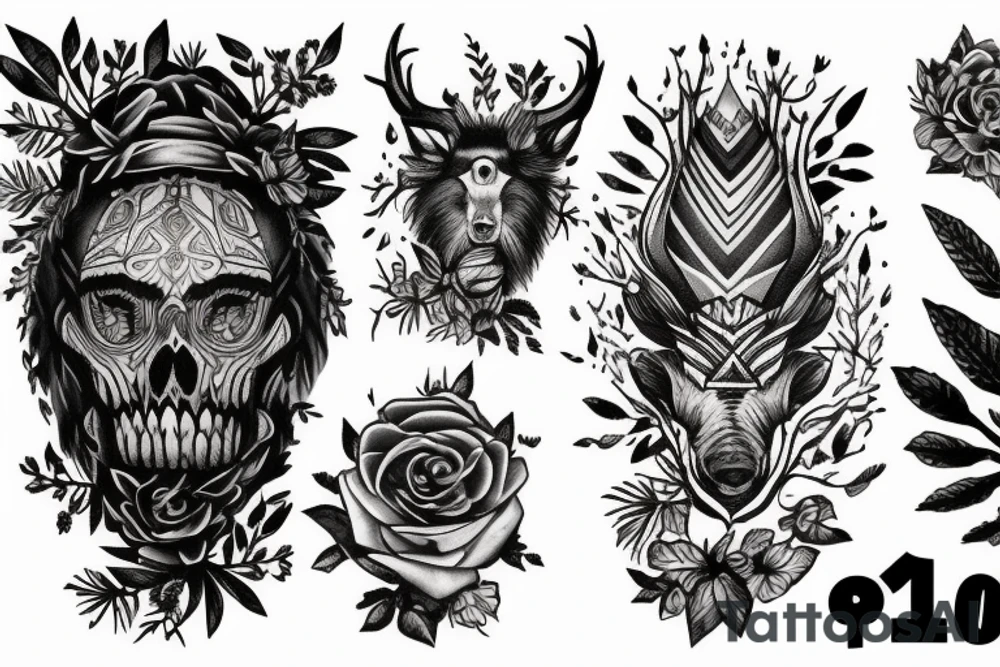 Breath-taking wilderness tattoo tattoo idea