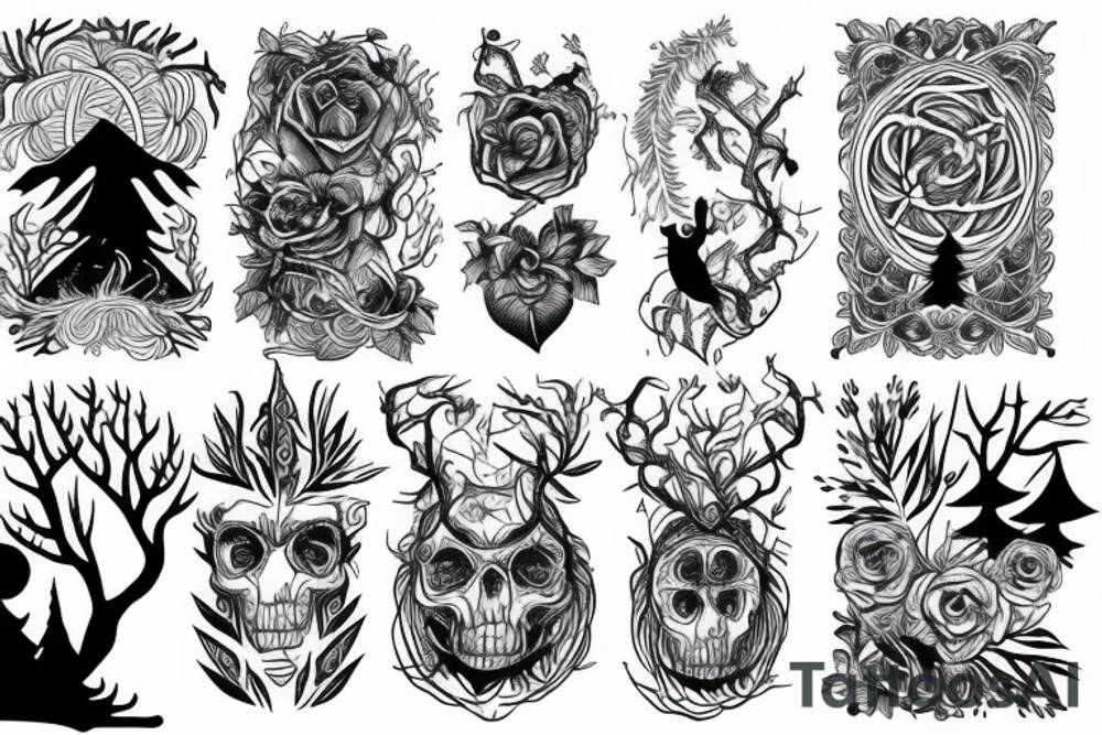 Breath-taking wilderness tattoo tattoo idea