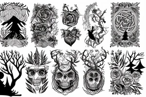 Breath-taking wilderness tattoo tattoo idea