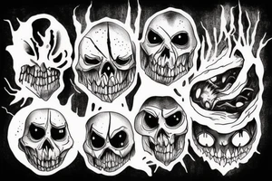 Scary stories to tell in the dark tattoo idea