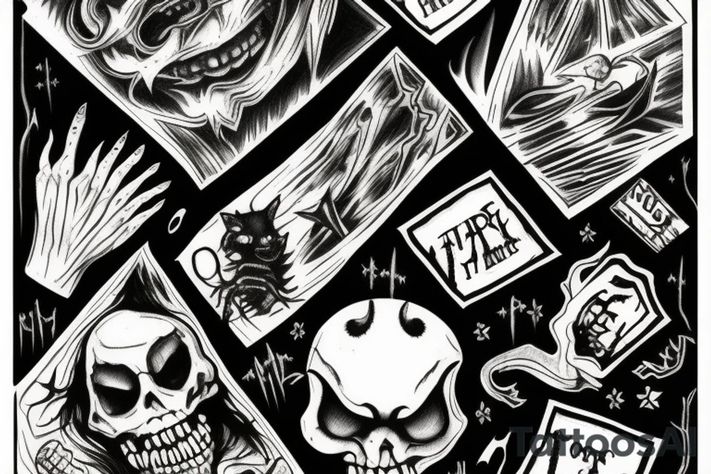 Scary stories to tell in the dark tattoo idea