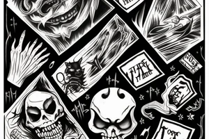 Scary stories to tell in the dark tattoo idea