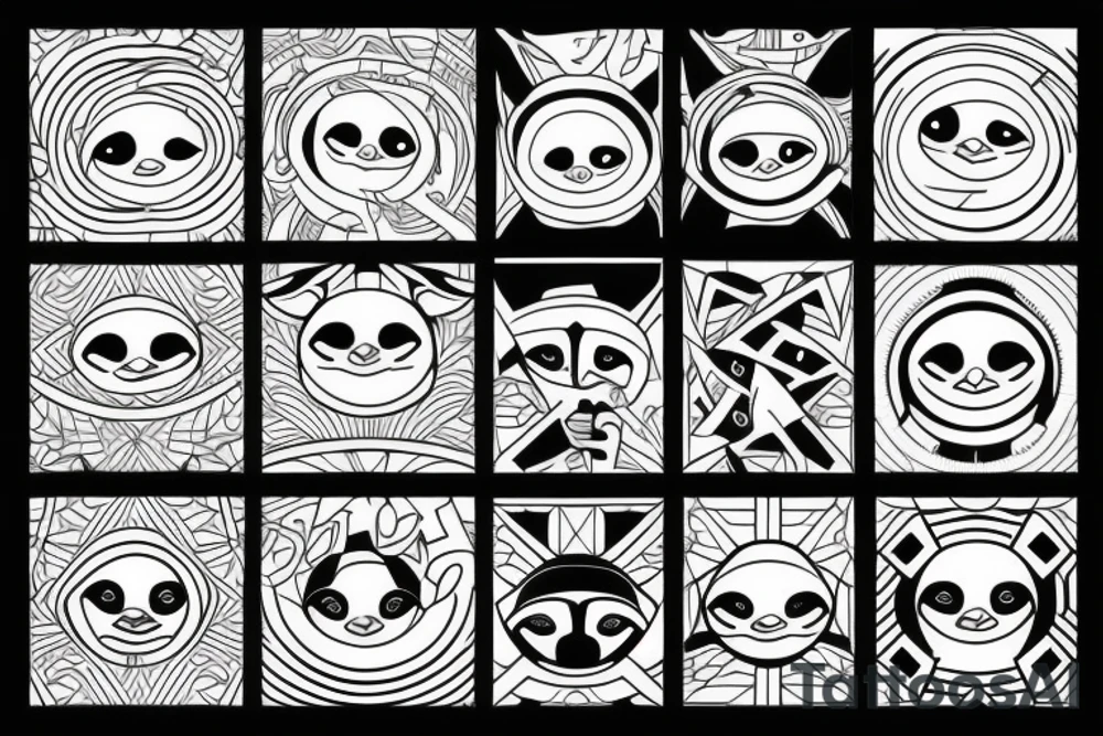 Sloth tattoo idea