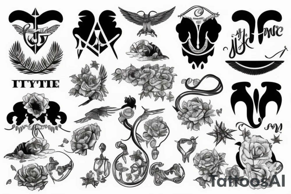 Justice scales tattoo idea