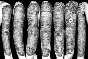 Justice scales tattoo idea