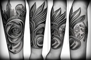 libra scales tattoo idea