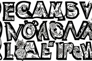 text cwazy tattoo idea
