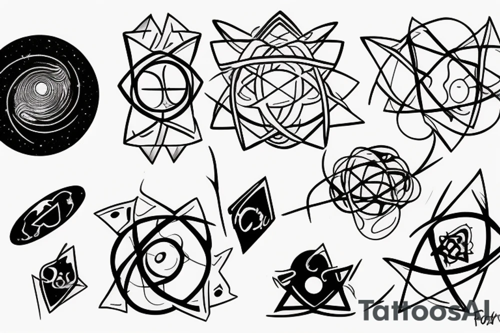 quantum entanglement tattoo idea