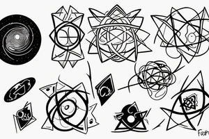 quantum entanglement tattoo idea