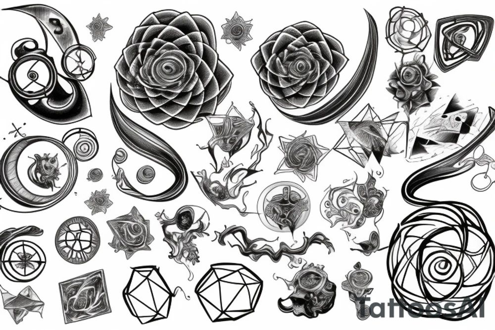 quantum entanglement tattoo idea