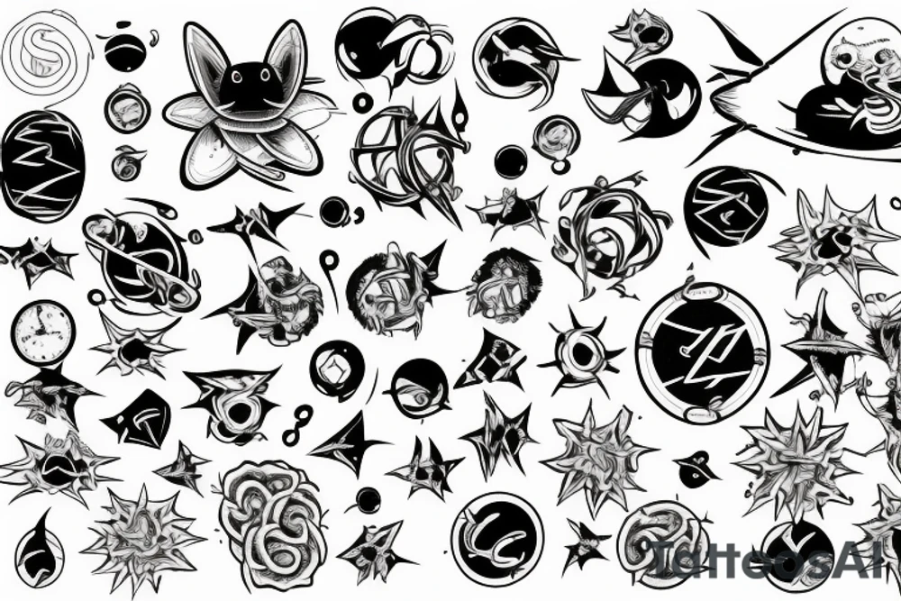 quantum entanglement tattoo idea