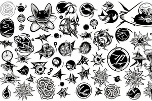 quantum entanglement tattoo idea