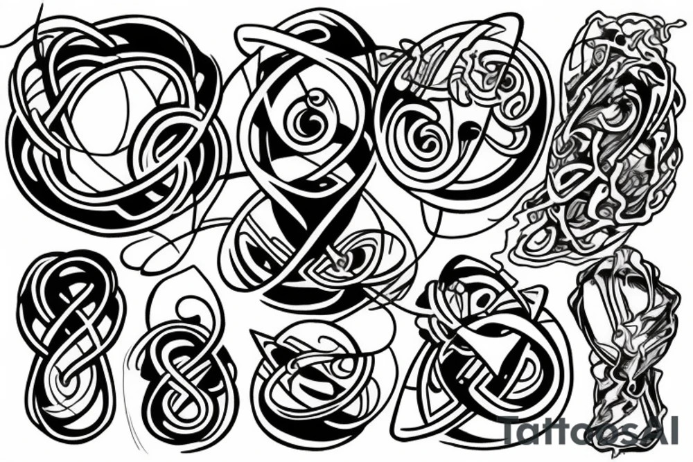 quantum entanglement tattoo idea