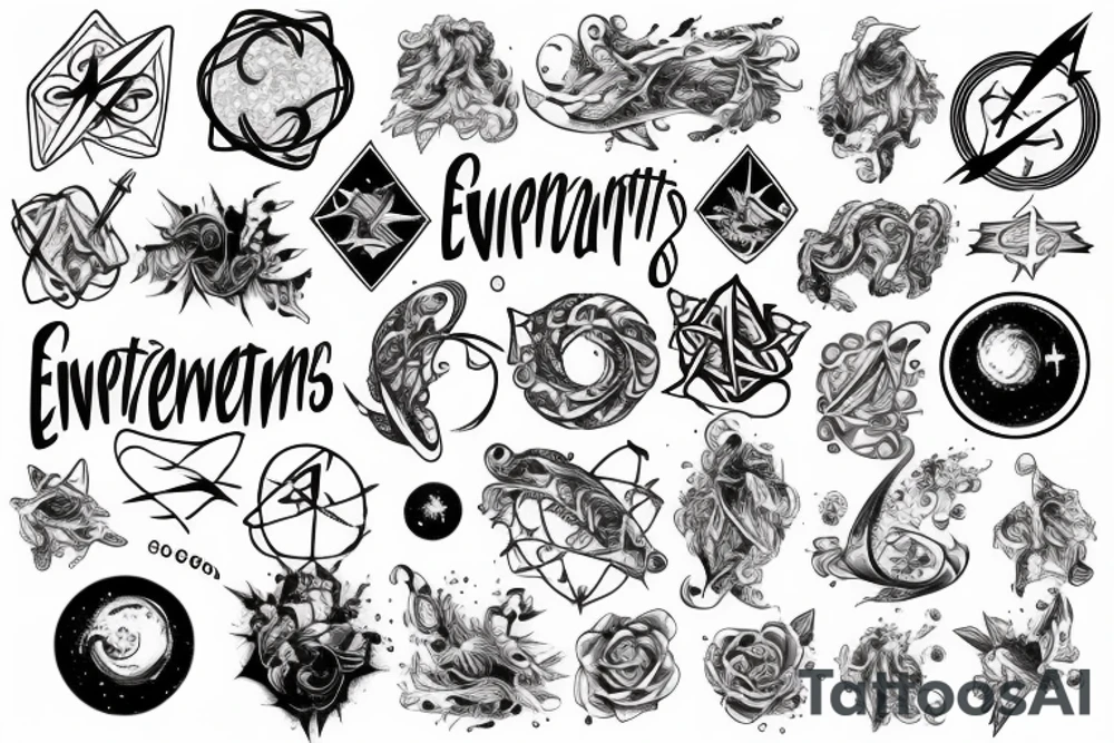 quantum entanglement tattoo idea
